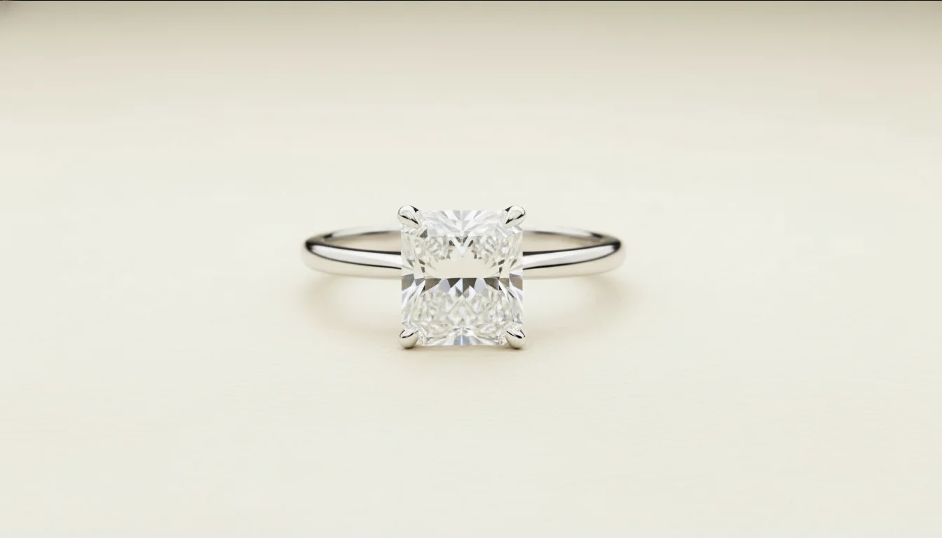 Radiant cut diamond
