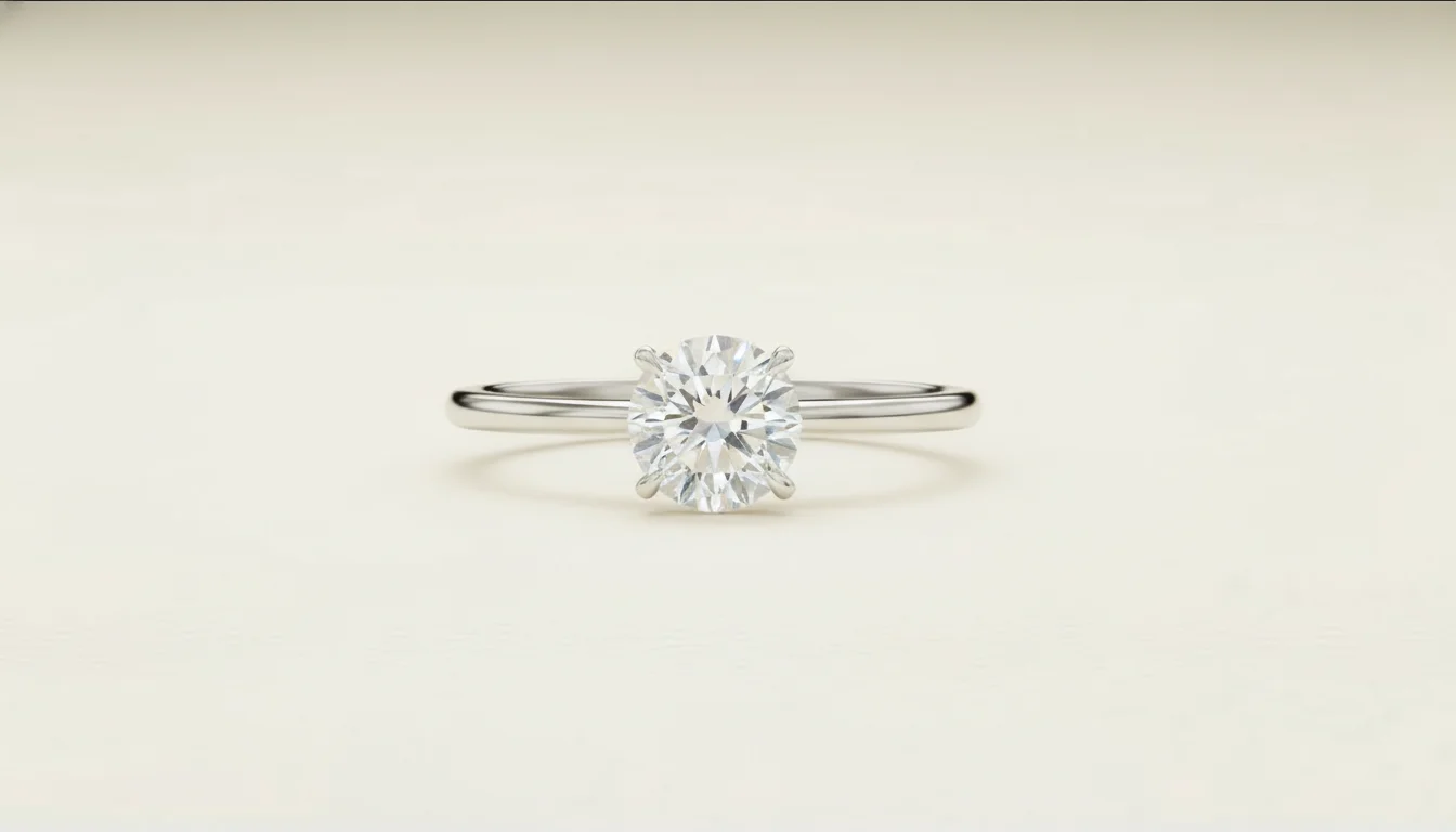 Round cut diamond