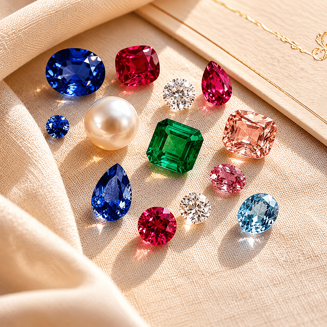 Anniversary gemstone jewelry guide chart at ATL Luxury Jewelers Atlanta