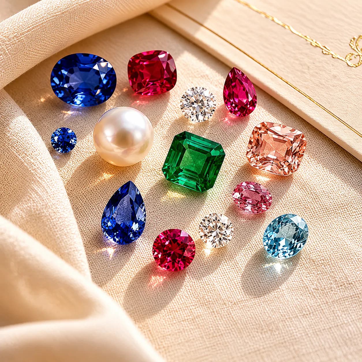 Anniversary gemstone jewelry guide chart at ATL Luxury Jewelers Atlanta