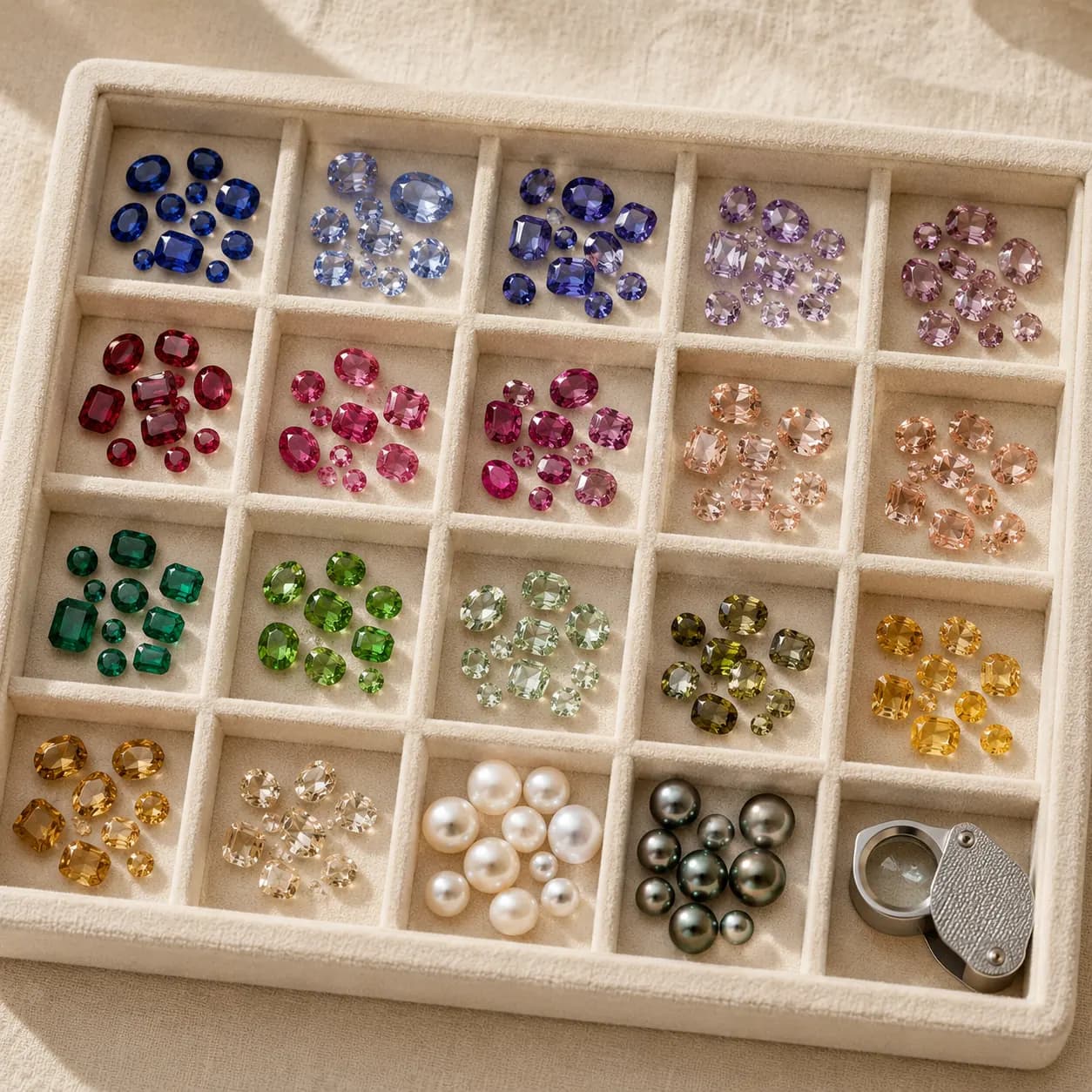 Loose gemstones for sale collection at ATL Luxury Jewelers Atlanta