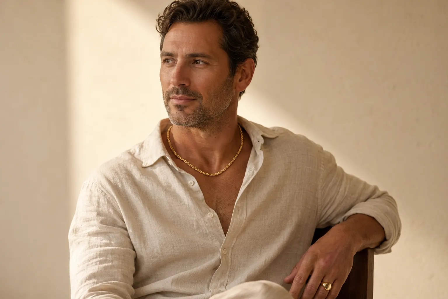 Father's Day jewelry gift worn at ATL Luxury Jewelry Atlanta showroom