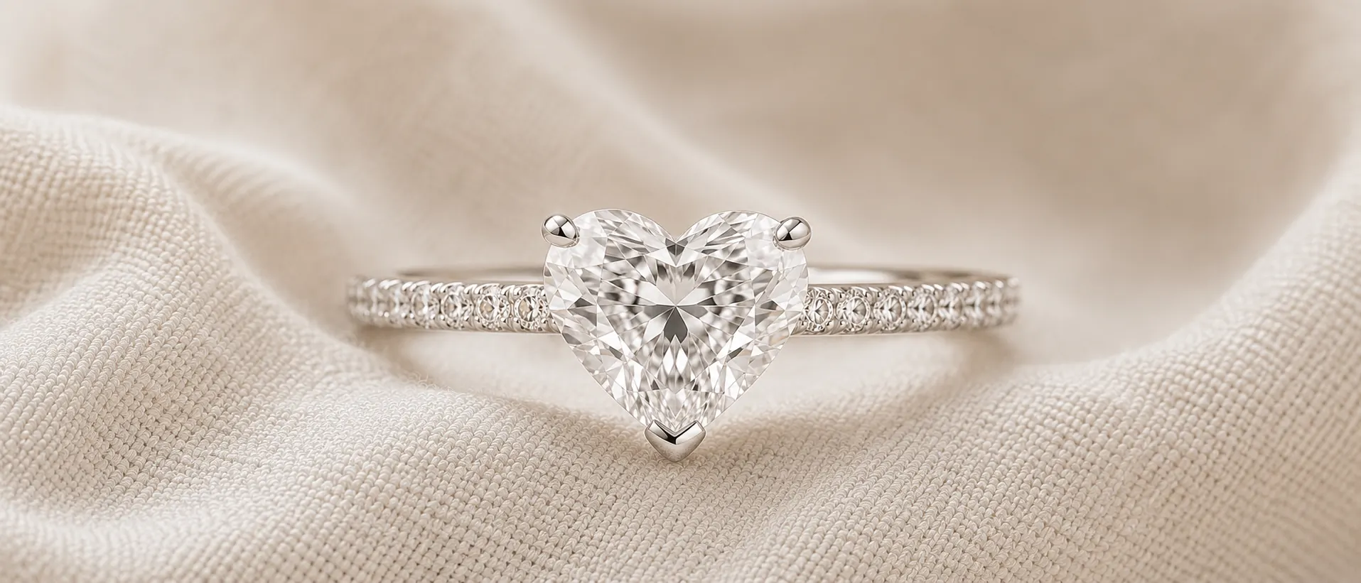Heart cut diamond