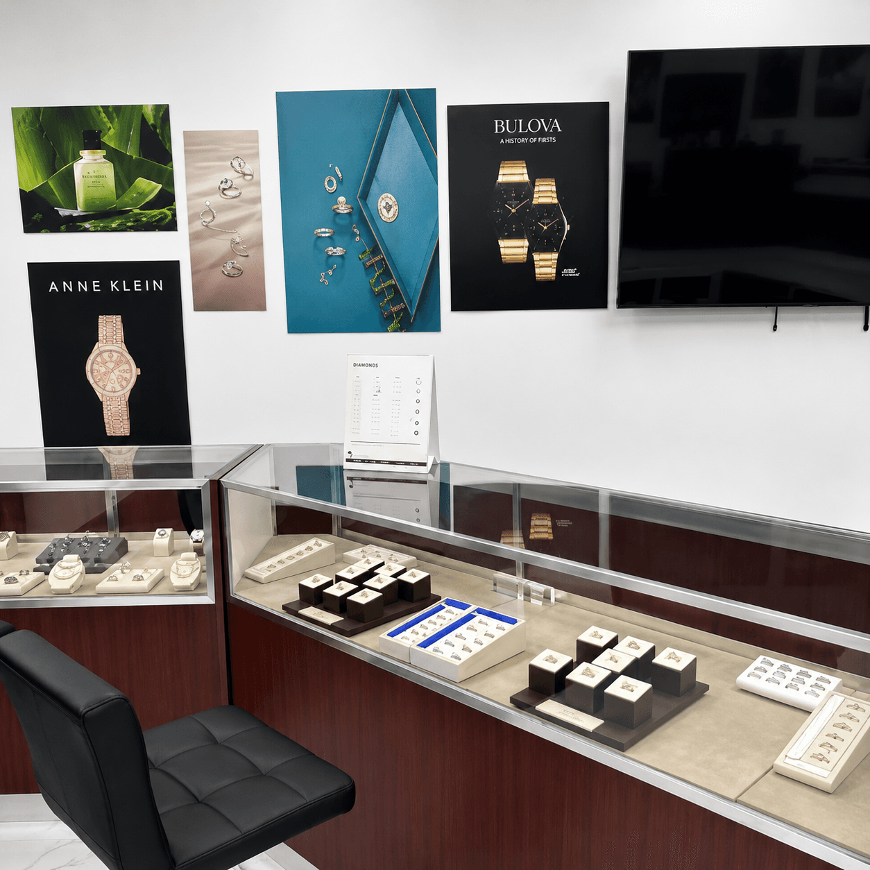 Birthstone jewelry consultation at ATL Luxury Jewelers Atlanta showroom