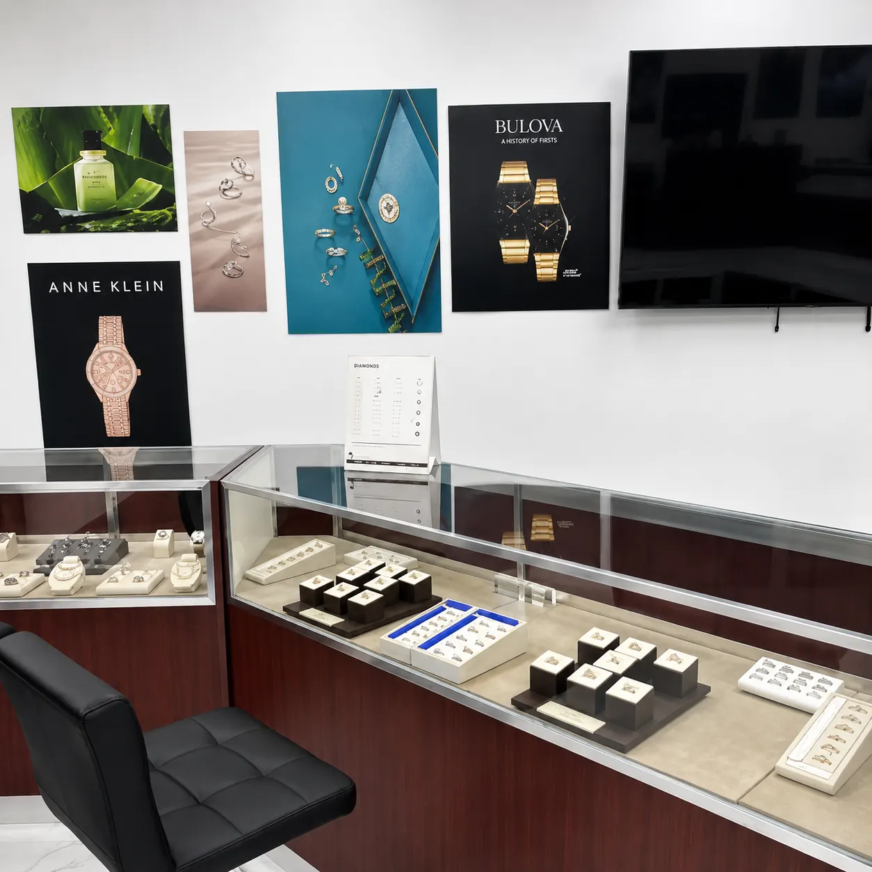 Birthstone jewelry consultation at ATL Luxury Jewelers Atlanta showroom