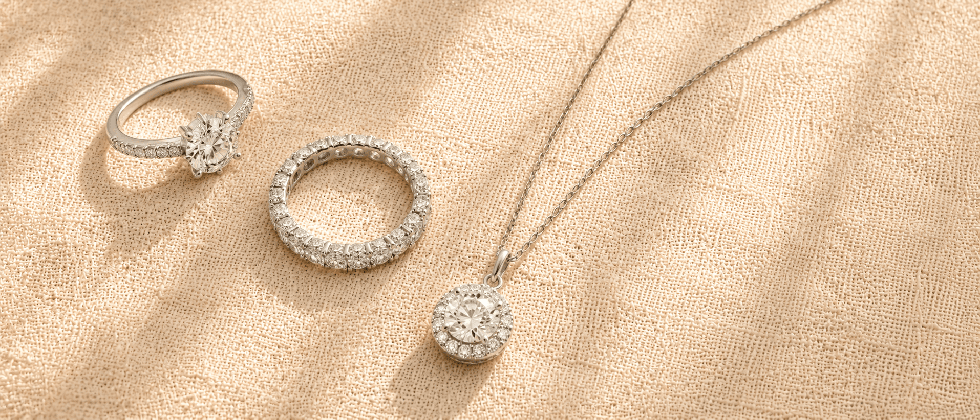 Platinum jewelry at ATL Luxury Jewelers Atlanta