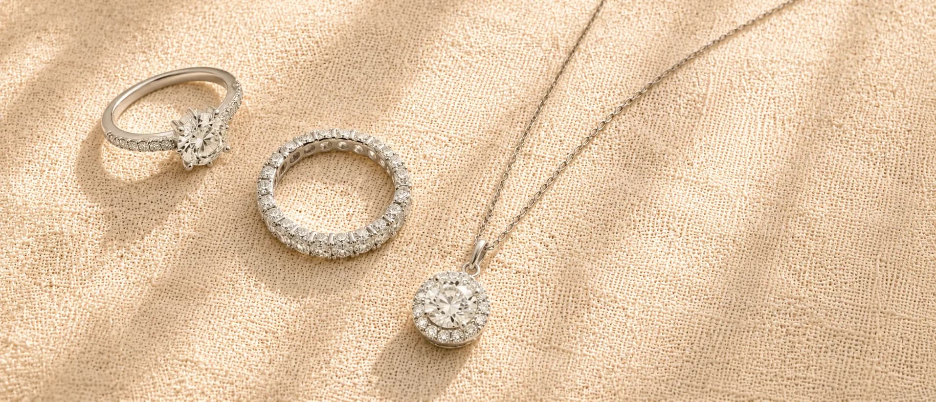 Platinum jewelry at ATL Luxury Jewelry Atlanta