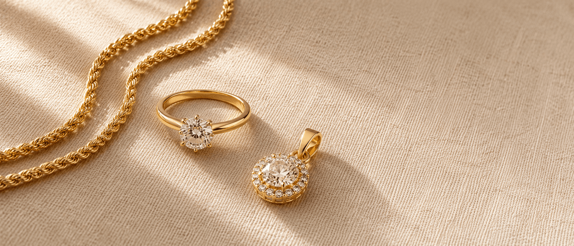 Yellow Gold jewelry at ATL Luxury Jewelers Atlanta