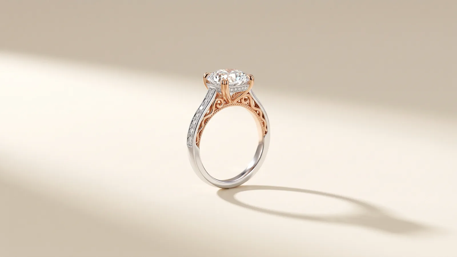Design prototype — a rendering of a custom engagement ring by ATL Luxury Jewelry, Atlanta
