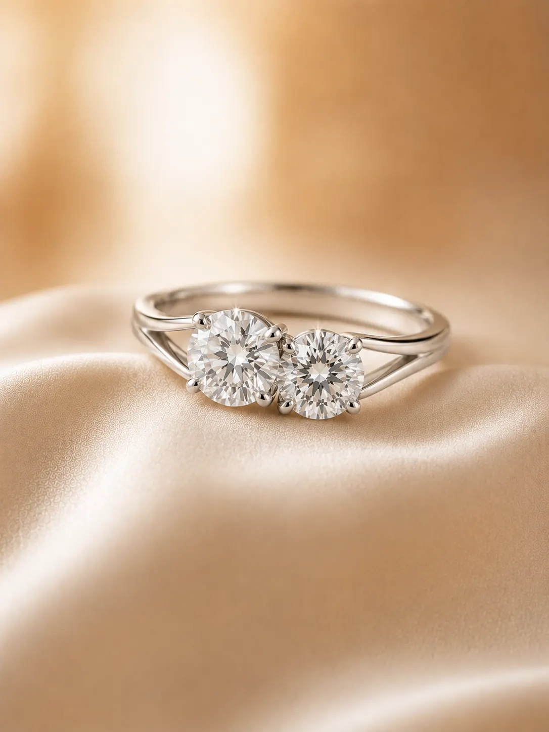 Two Stone engagement ring