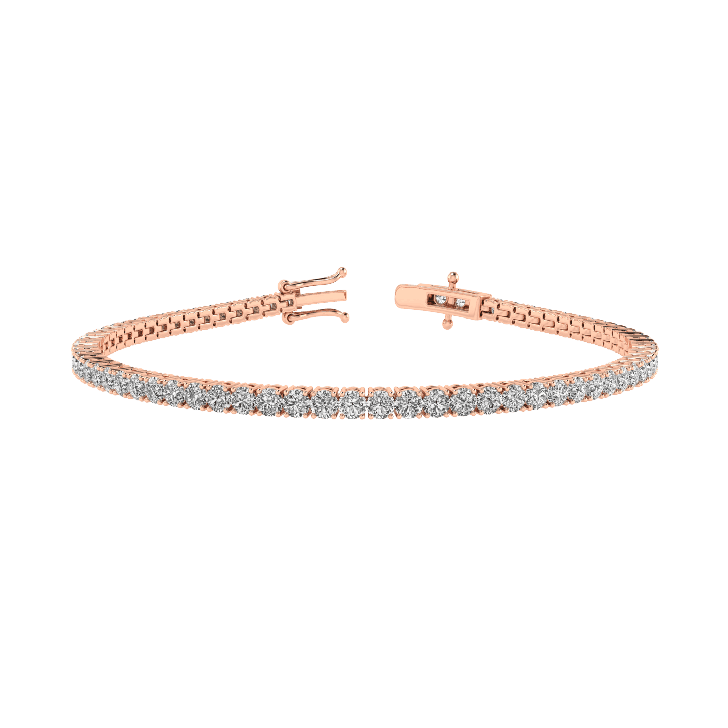 Lab-Grown Diamond Tennis Bracelet