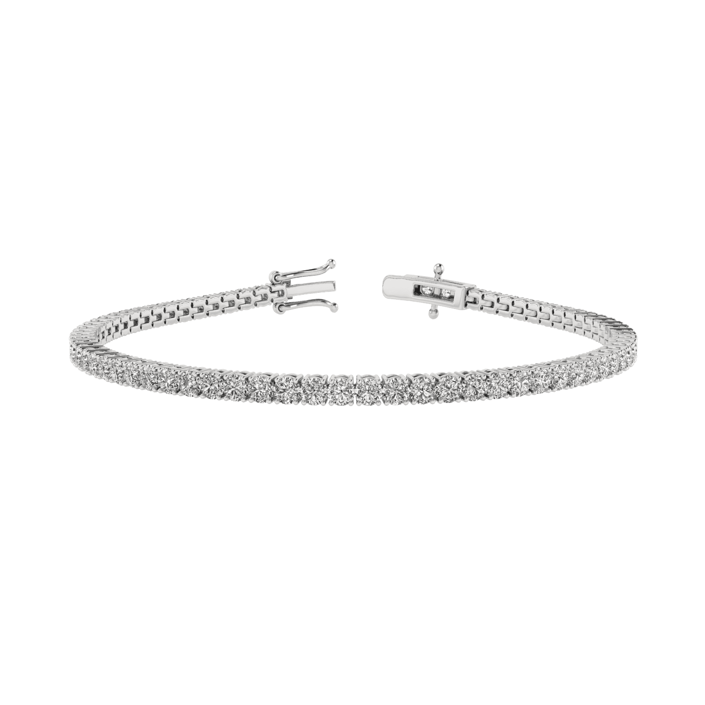 Lab-Grown Diamond Tennis Bracelet