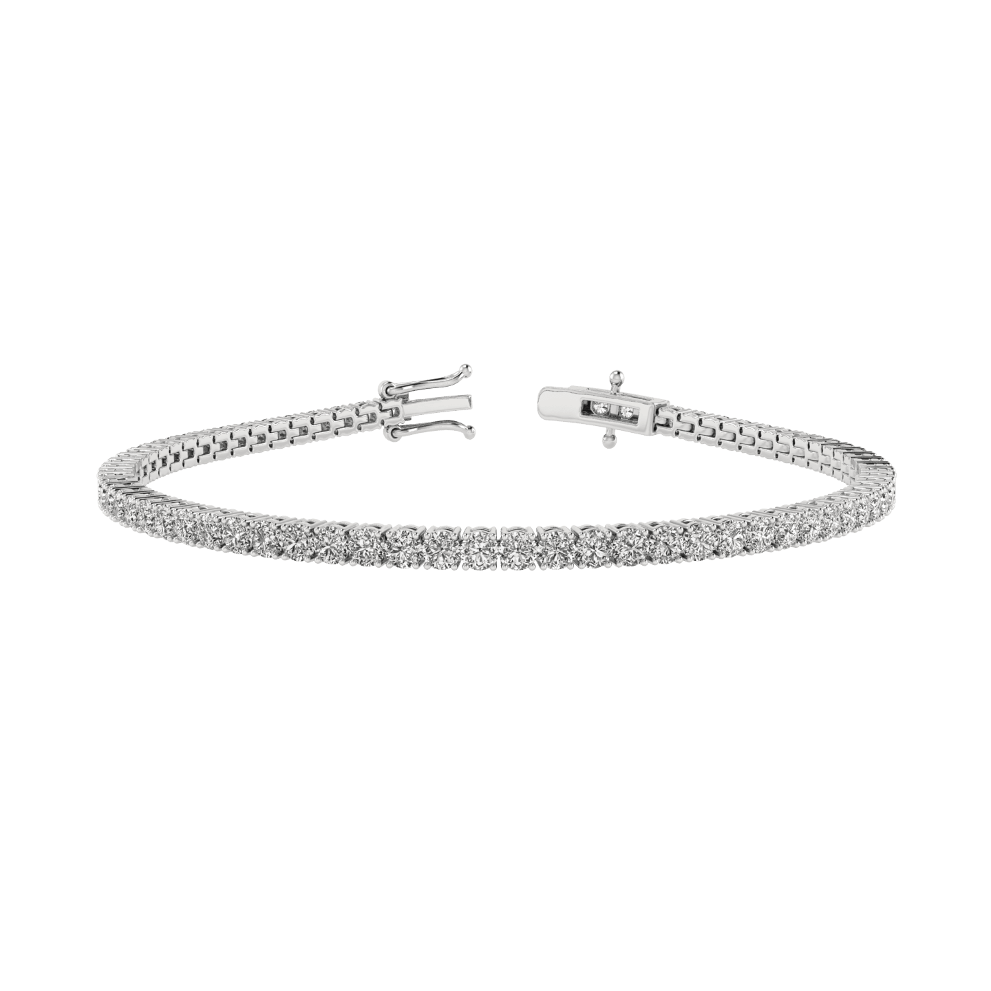 Lab-Grown Diamond Tennis Bracelet