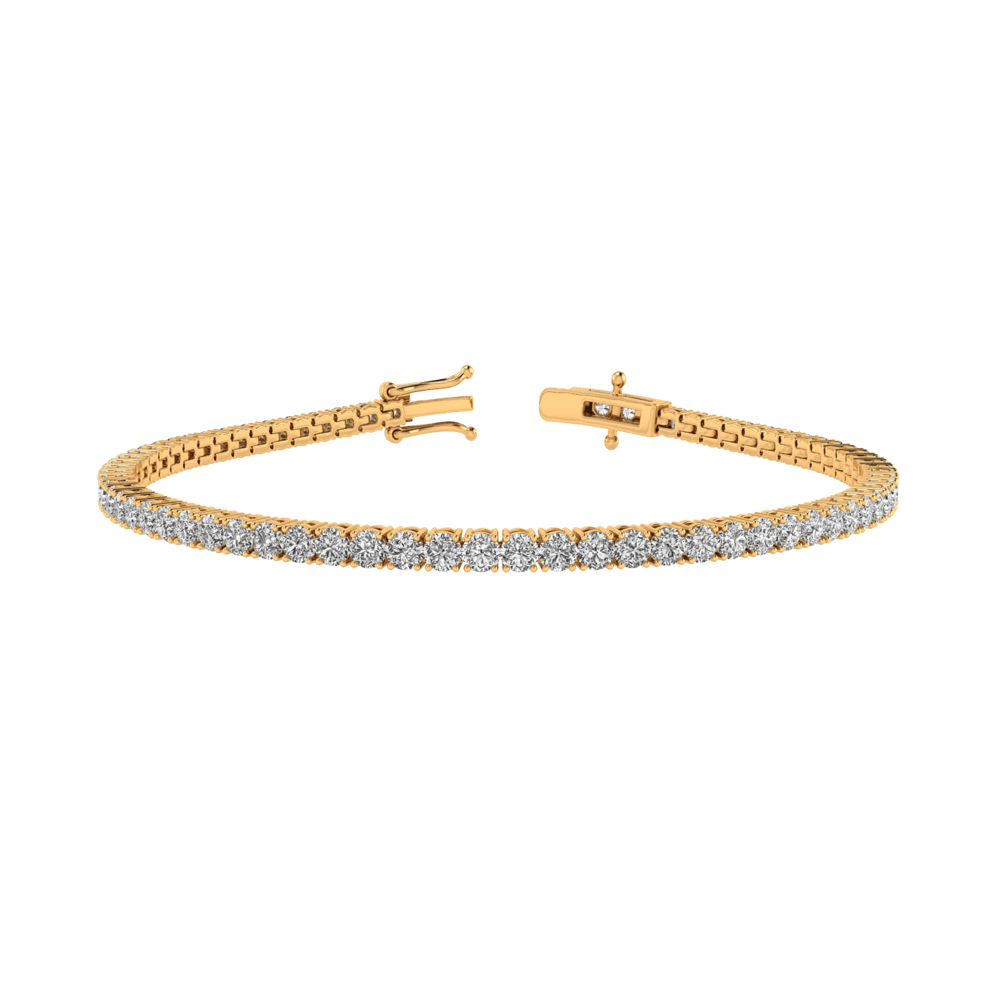 Lab-Grown Diamond Tennis Bracelet