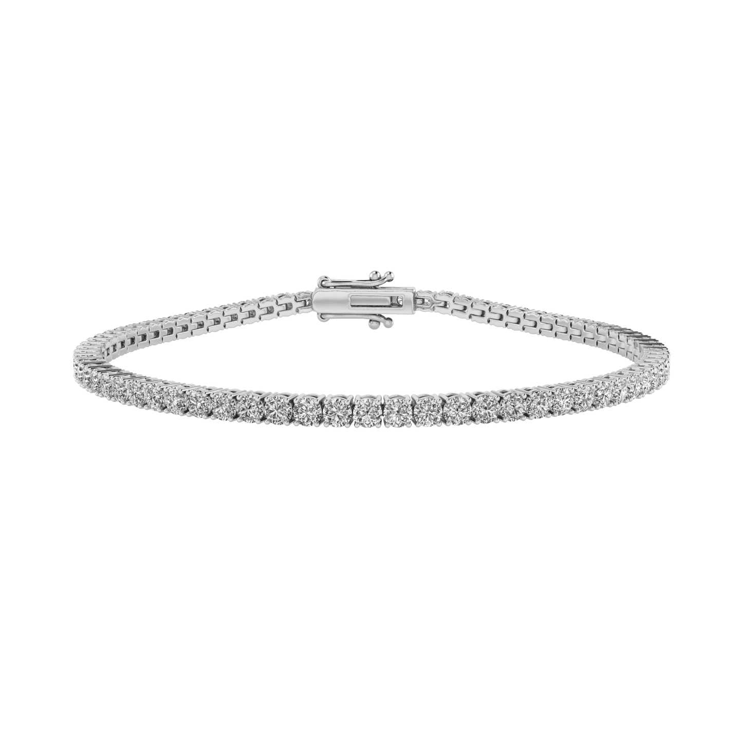 Lab-Grown Diamond Tennis Bracelet — view 3