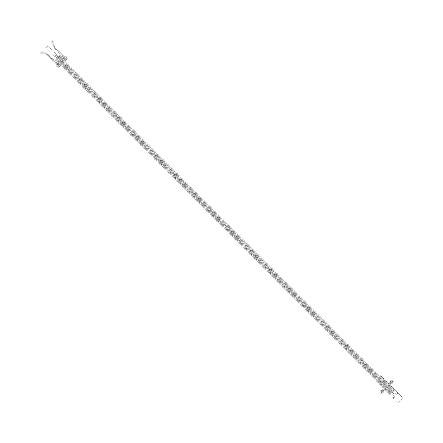 Lab-Grown Diamond Tennis Bracelet — view 5