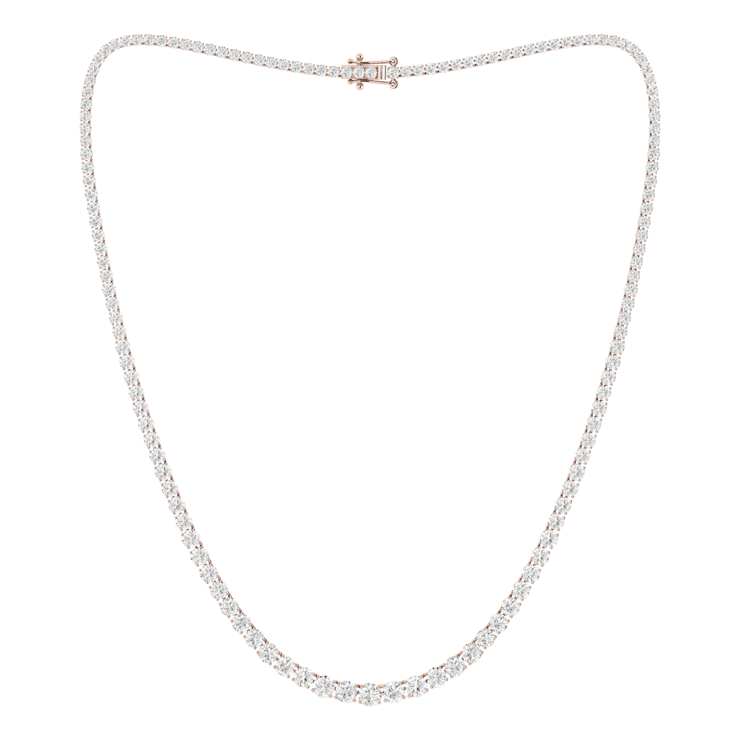 Lab-Grown Diamond Tennis Necklace