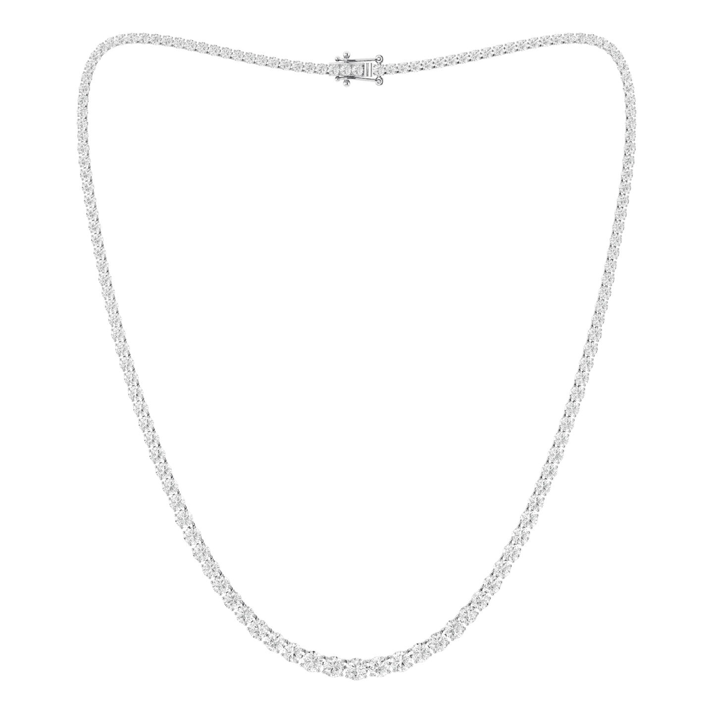 Lab-Grown Diamond Tennis Necklace