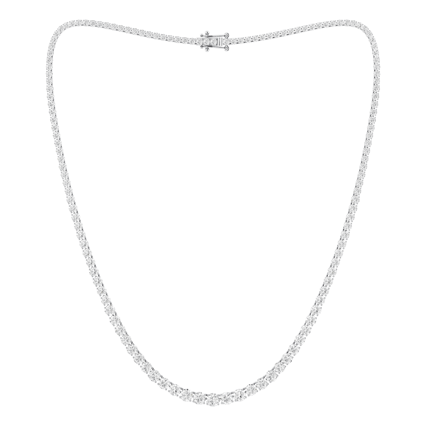Lab-Grown Diamond Tennis Necklace