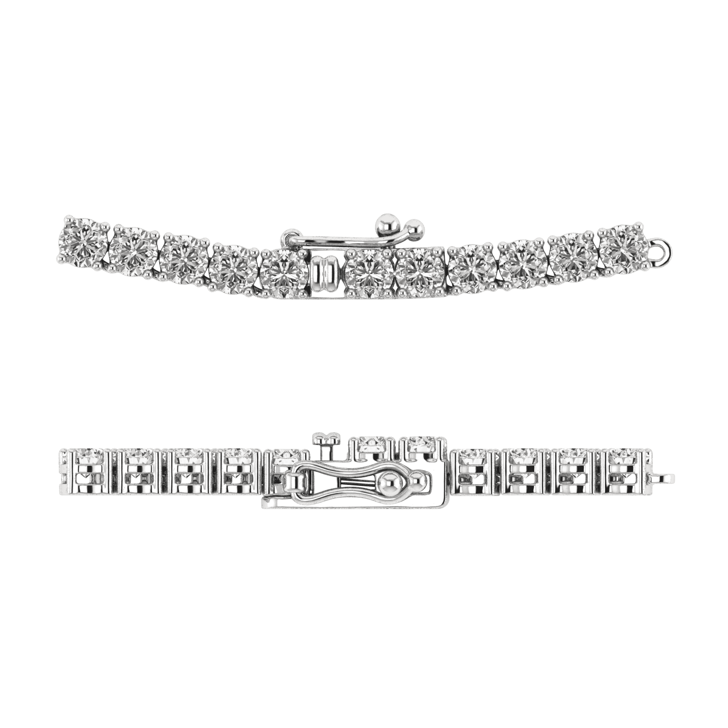 Lab-Grown Diamond Tennis Necklace — view 5