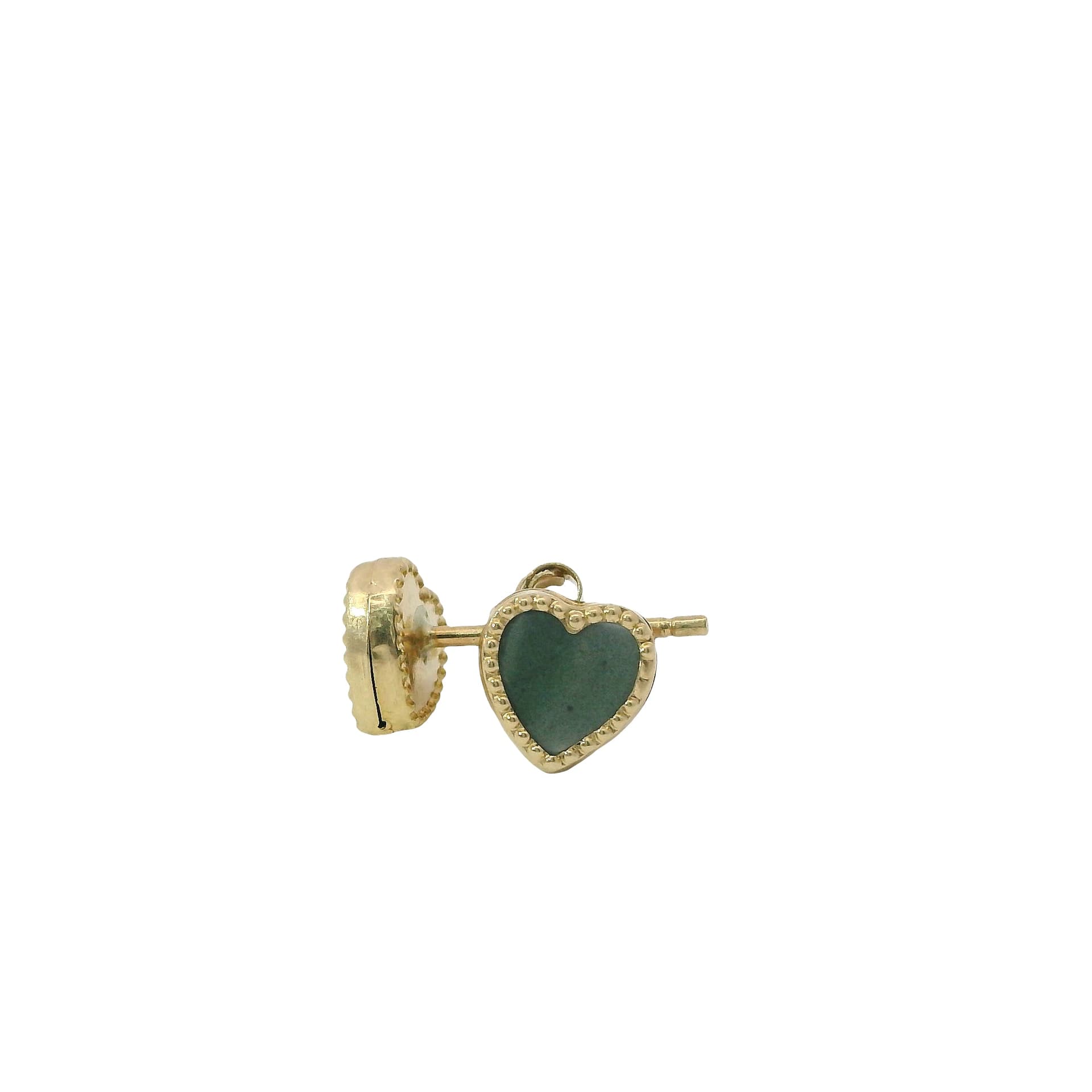 Solid 14K Yellow Gold Stud Earrings, Made To Order.