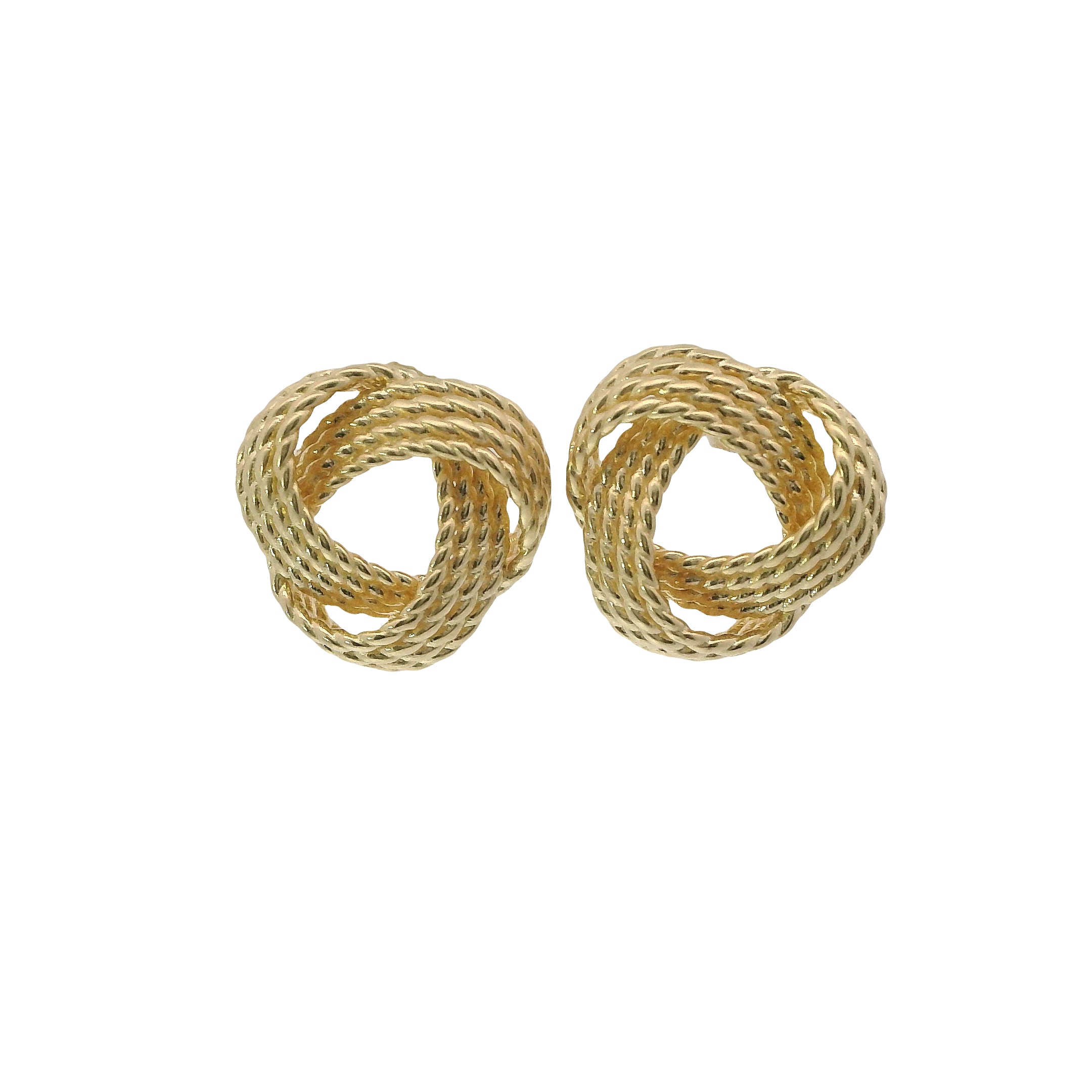 Solid 14K Yellow Gold Stud Earrings, Made To Order.