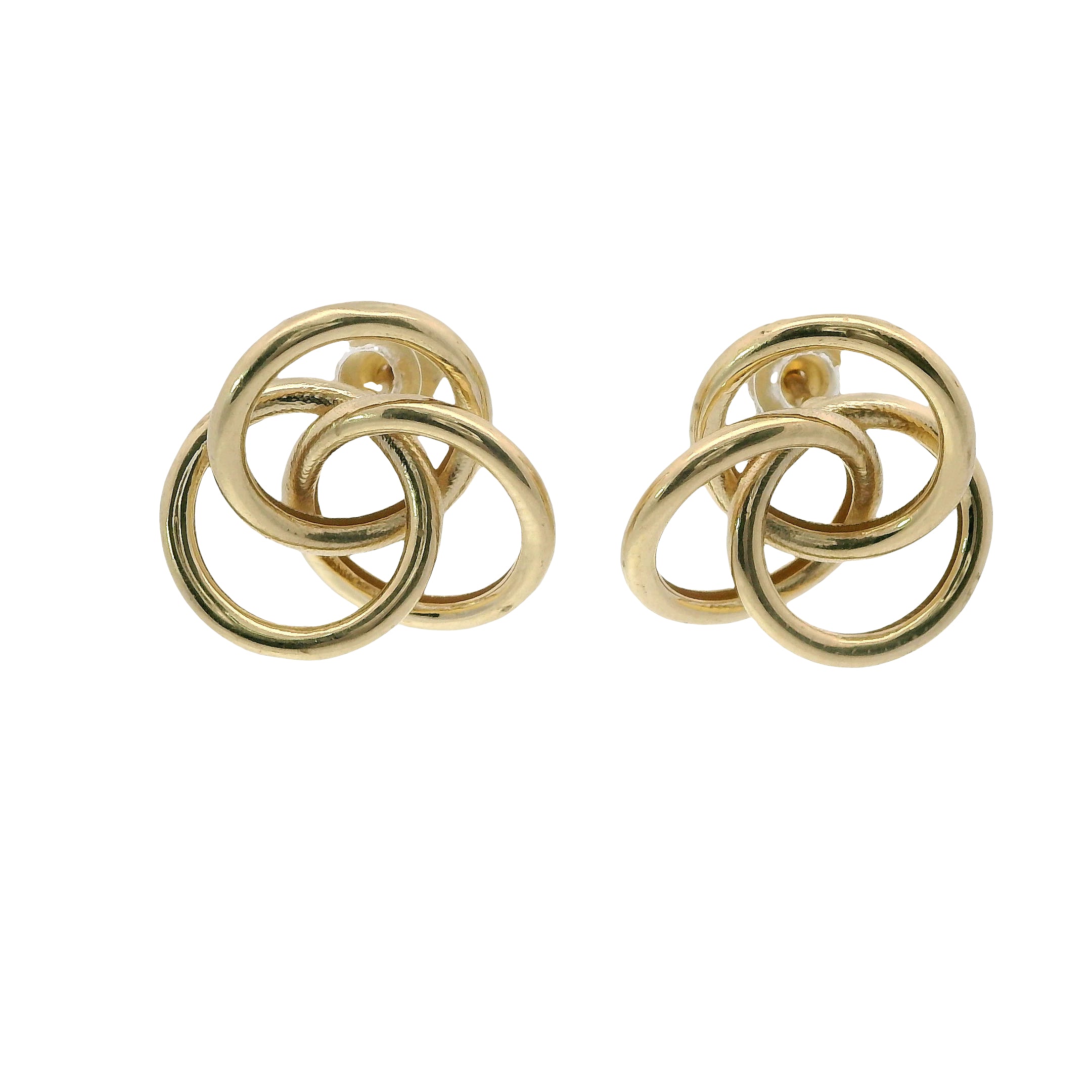 Solid 14K Yellow Gold Stud Earrings, Made To Order.
