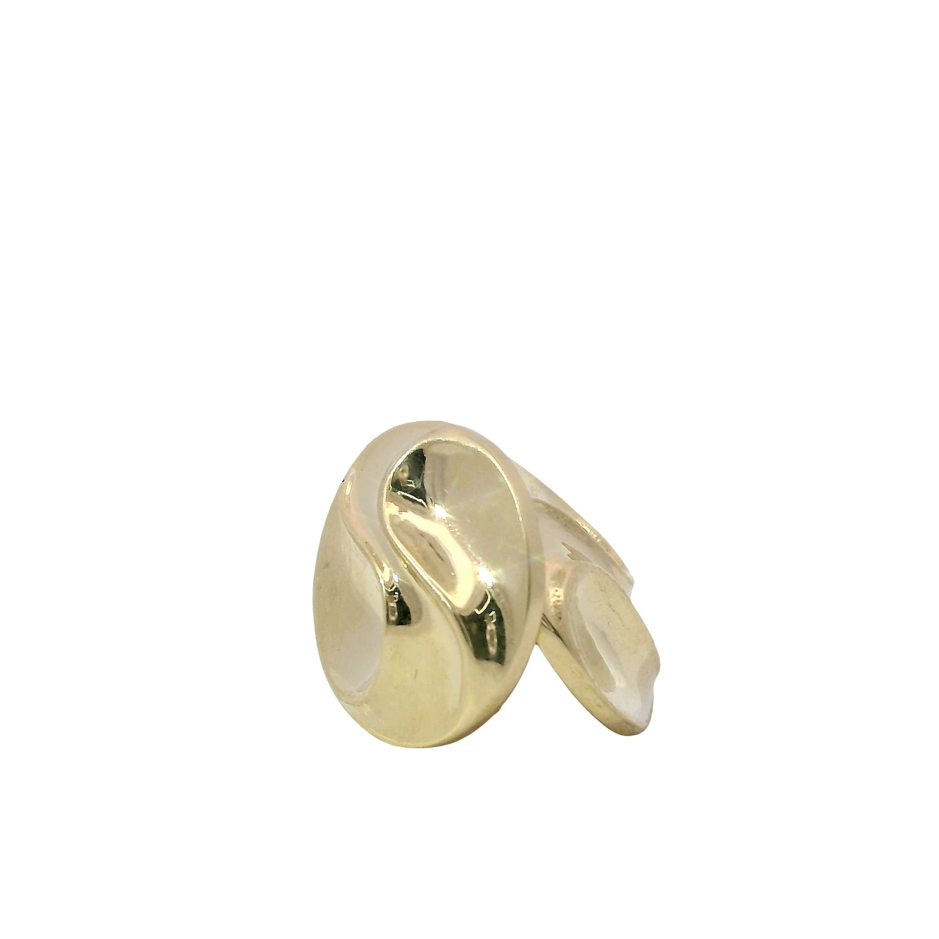 Solid 14K Yellow Gold Stud Earrings, Made To Order., view 3
