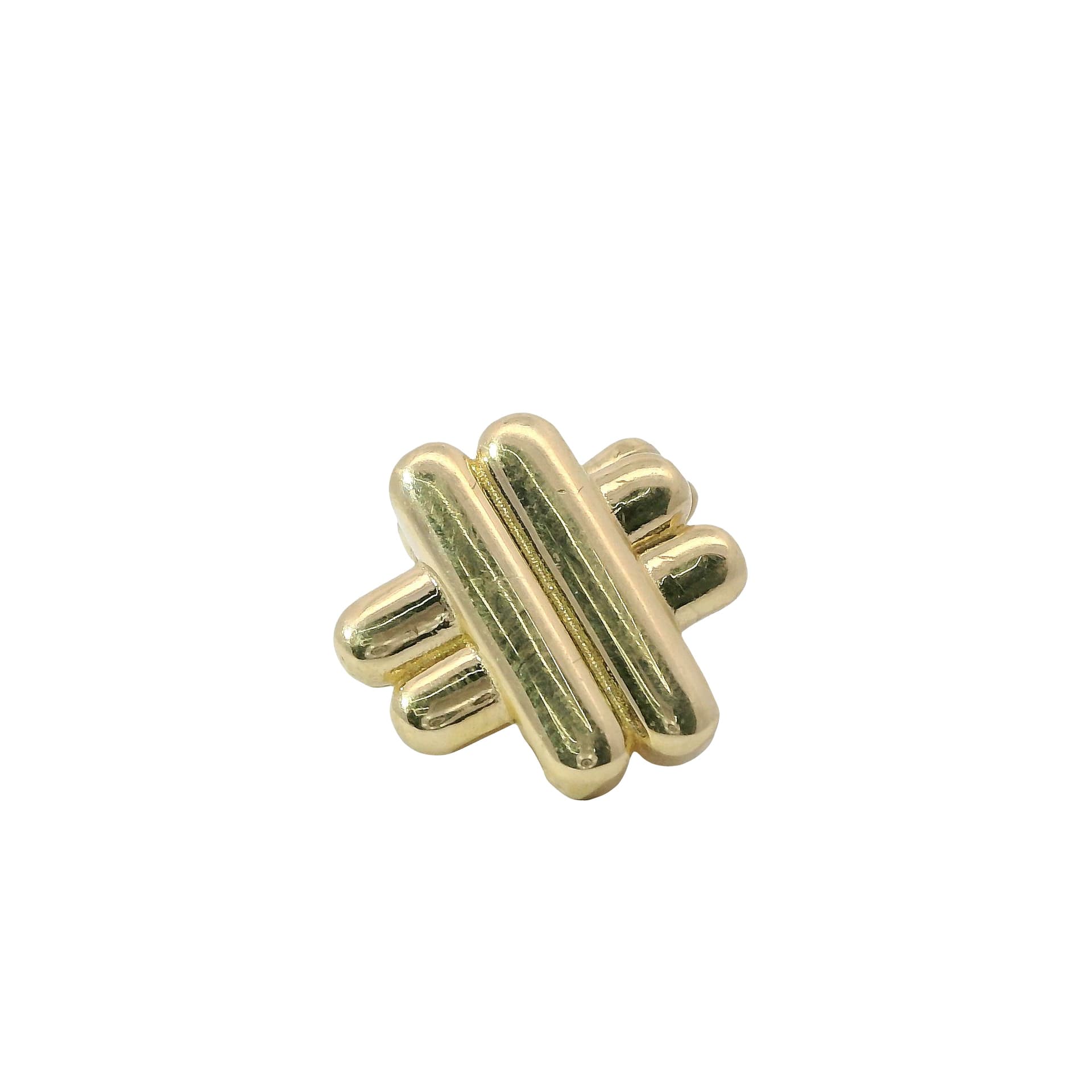 Solid 14K Yellow Gold Stud Earrings, Made To Order.