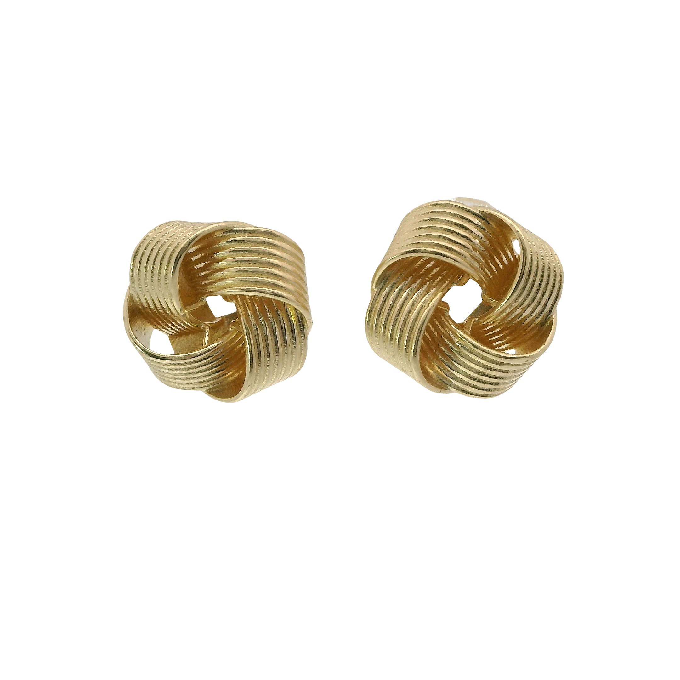 Solid 14K Yellow Gold Stud Earrings, Made To Order.