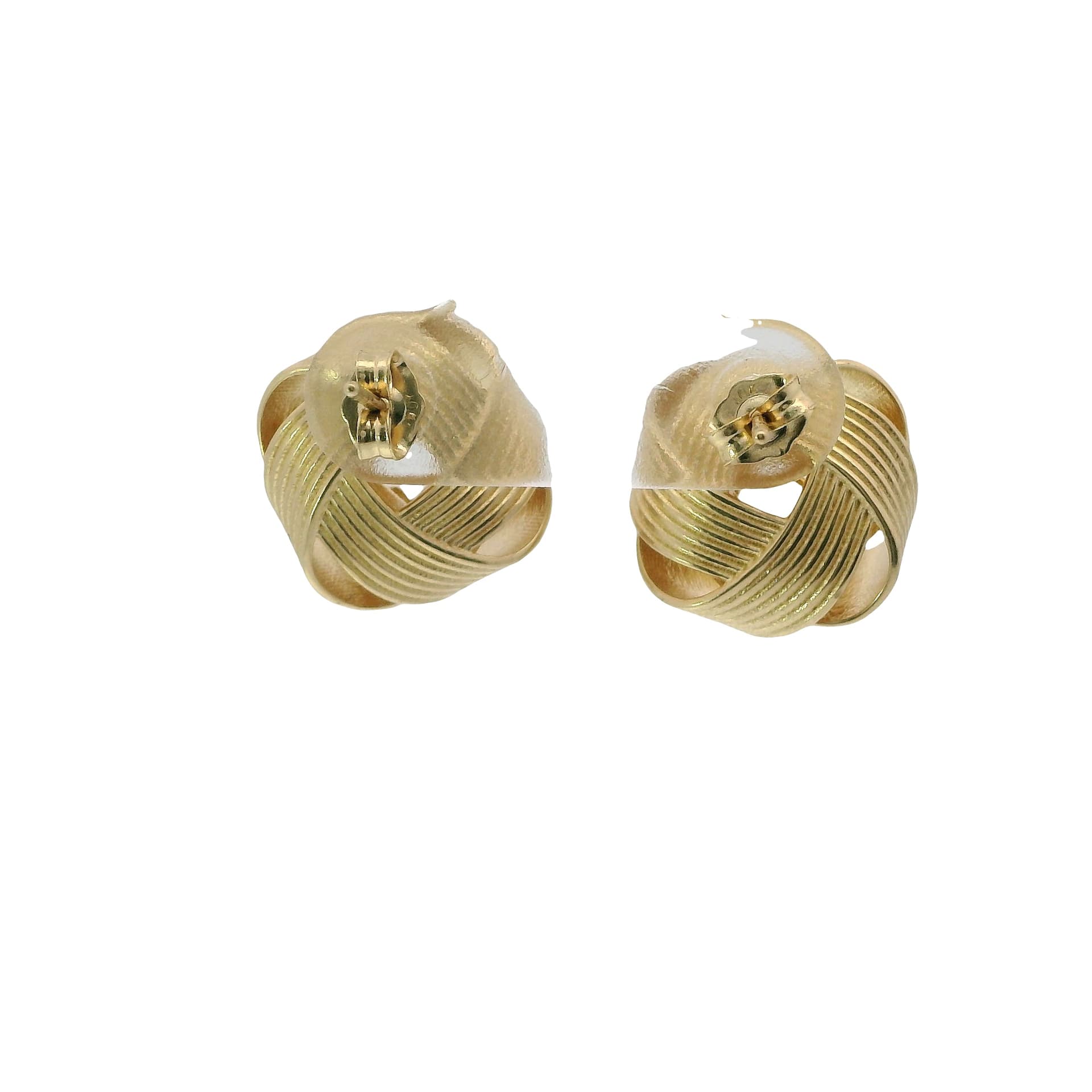 Solid 14K Yellow Gold Stud Earrings, Made To Order., view 4