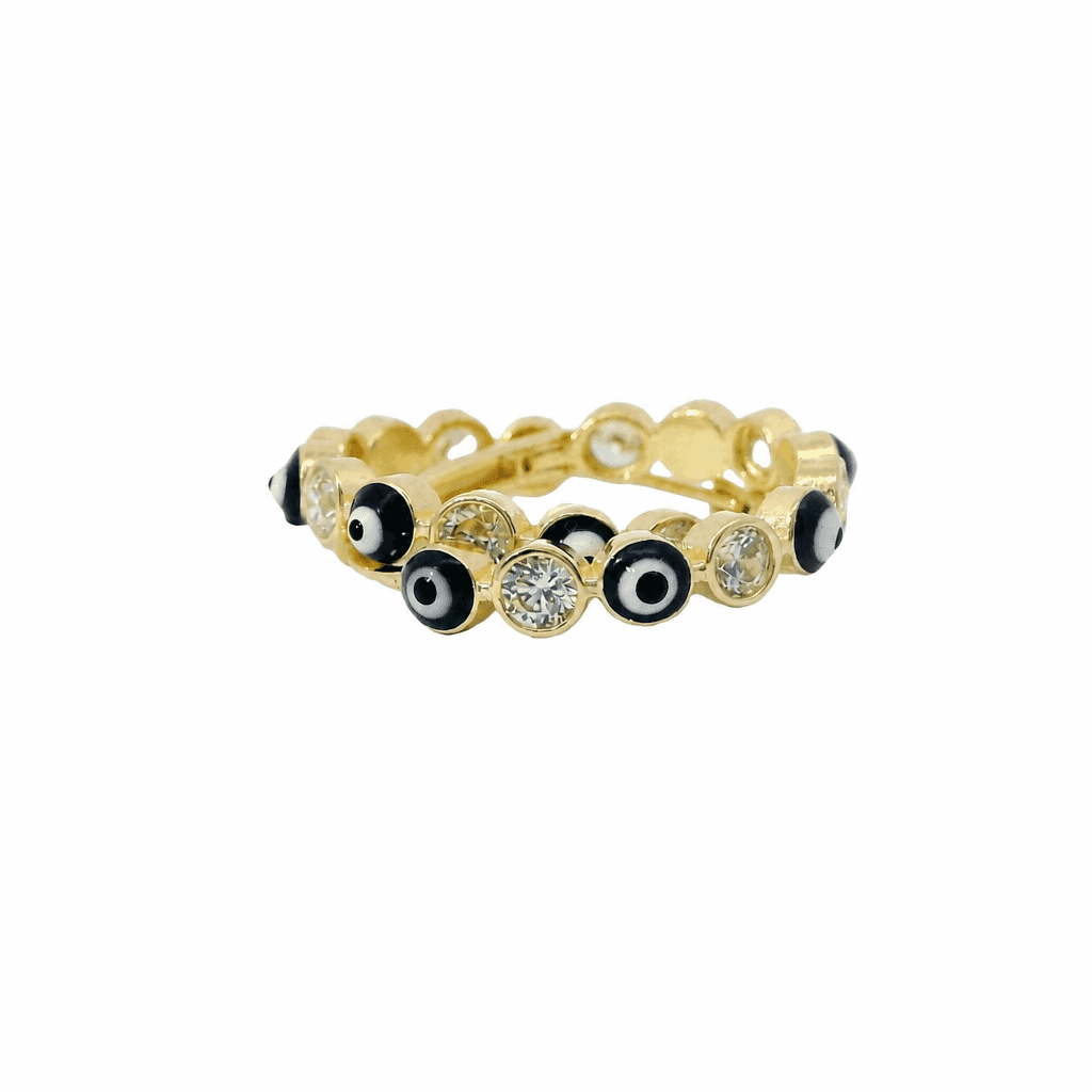 Solid 14K Yellow Gold Huggie Earrings, Set with Cubic Zirconia (CZ), Made To Order.