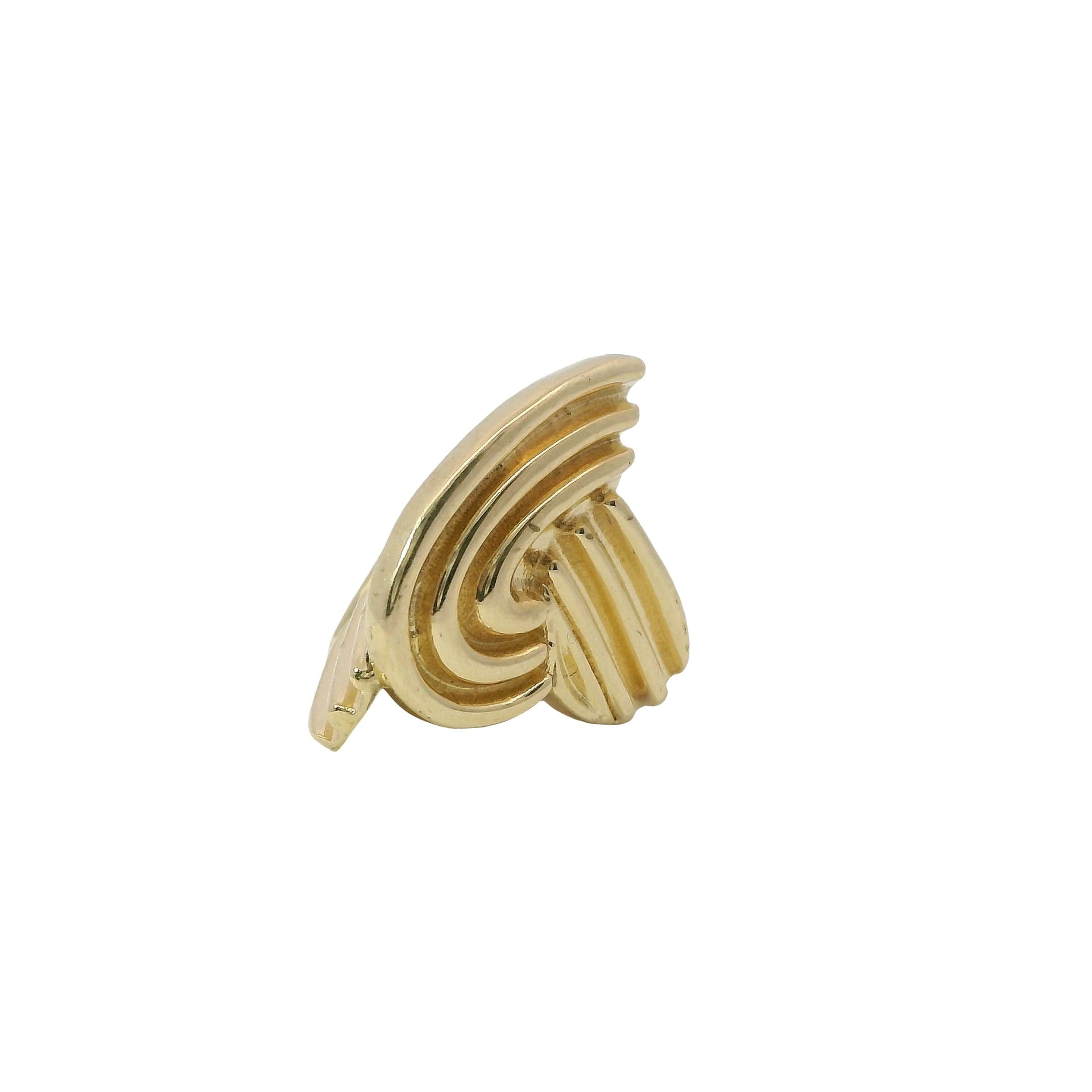 Solid 14K Yellow Gold Stud Earrings, Made To Order., view 3