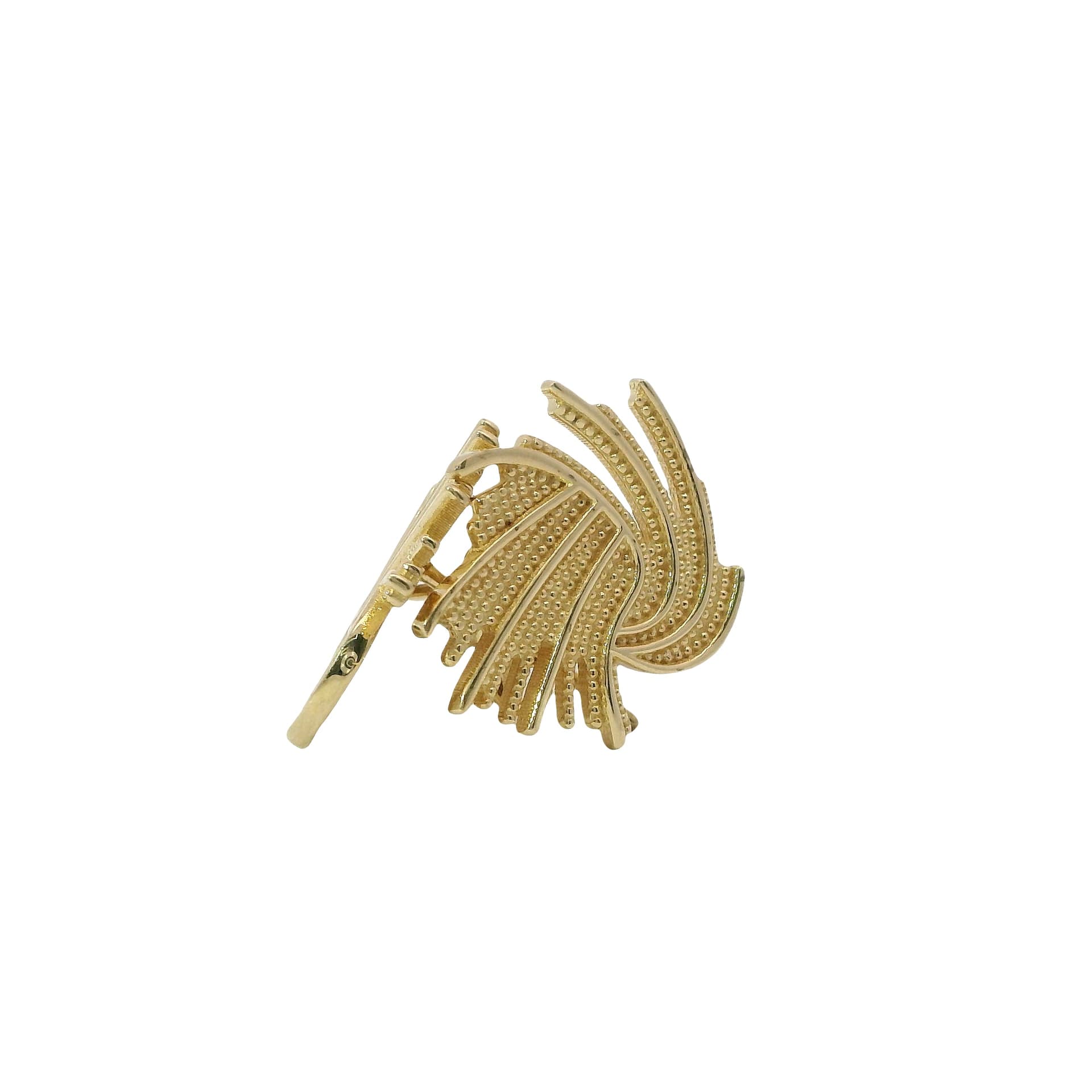 Solid 14K Yellow Gold Stud Earrings, Set with Cubic Zirconia (CZ), Made To Order.