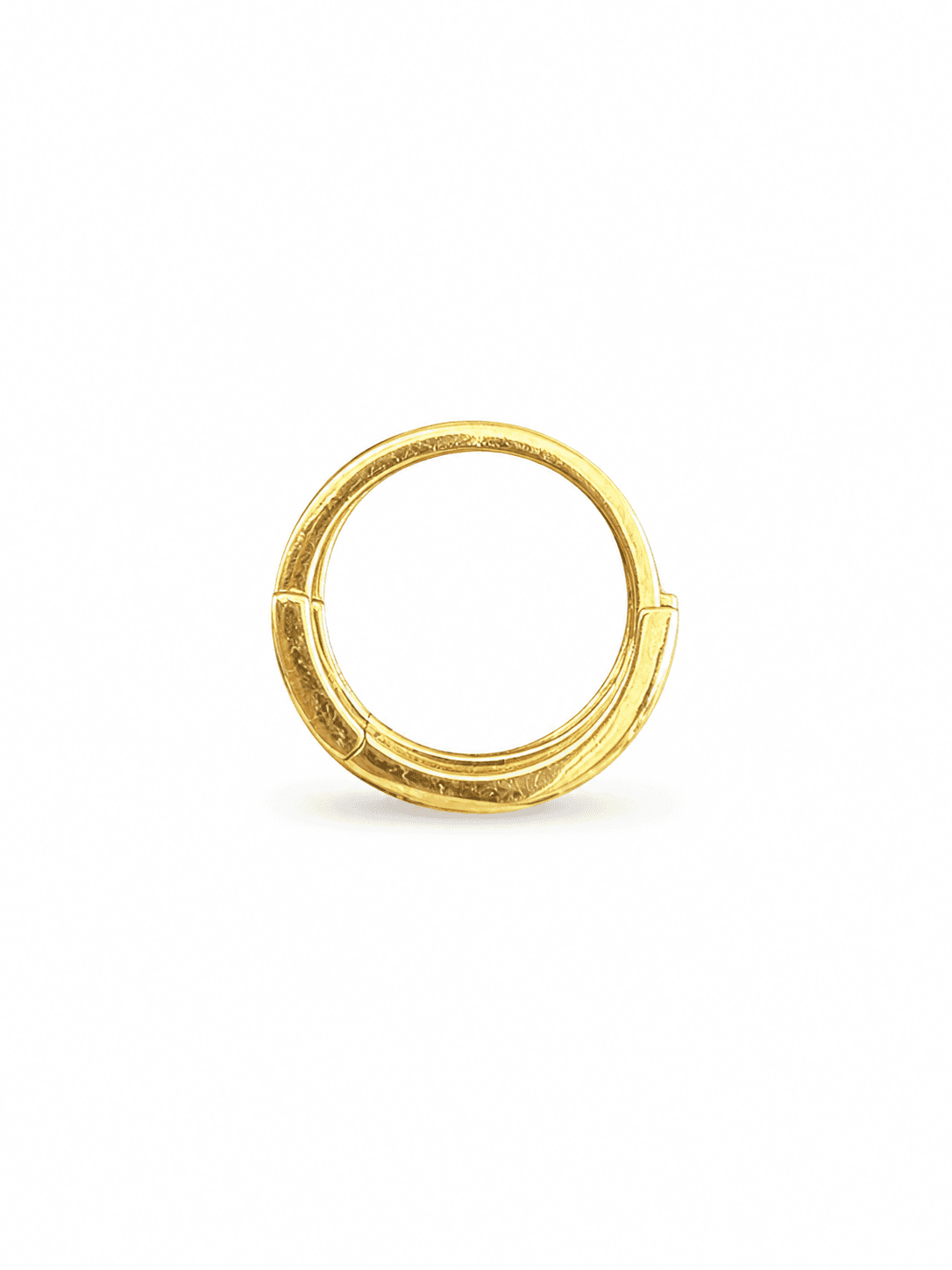 Solid 14K Yellow Gold Huggie Earrings, Set with Cubic Zirconia (CZ), Made To Order., view 3