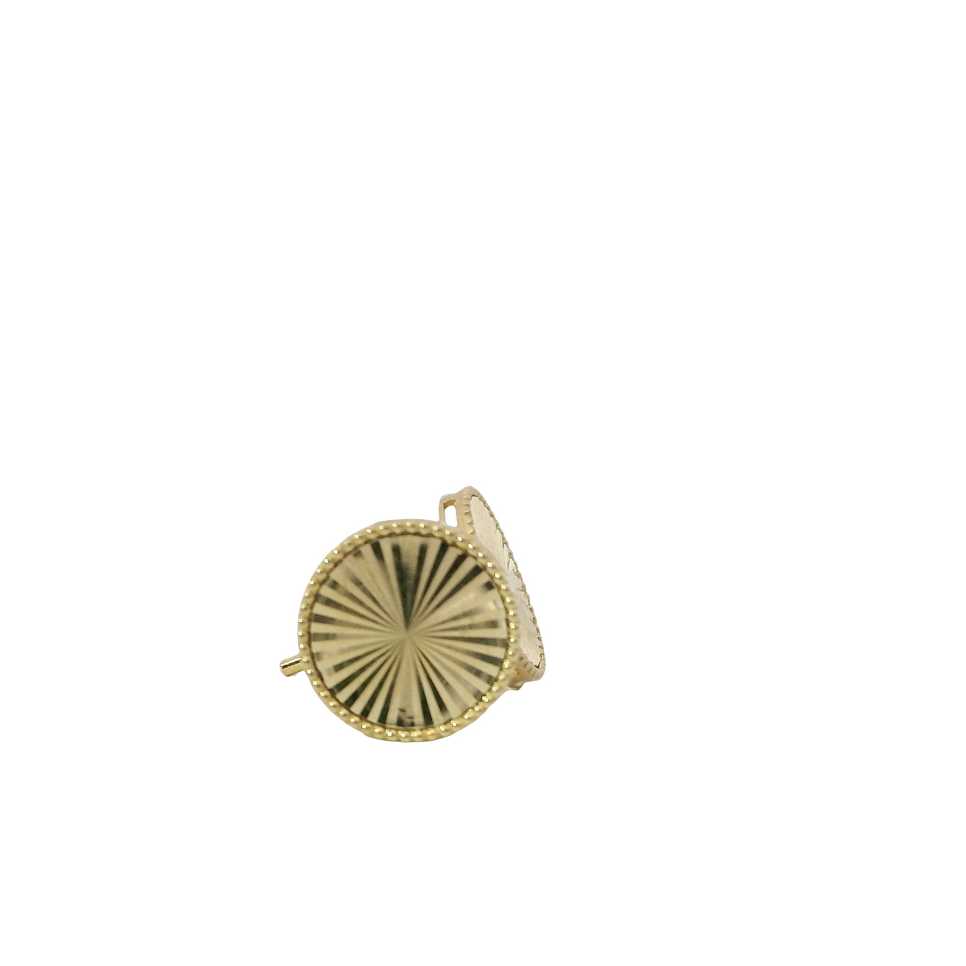 Solid 14K Yellow Gold Stud Earrings, Made To Order.