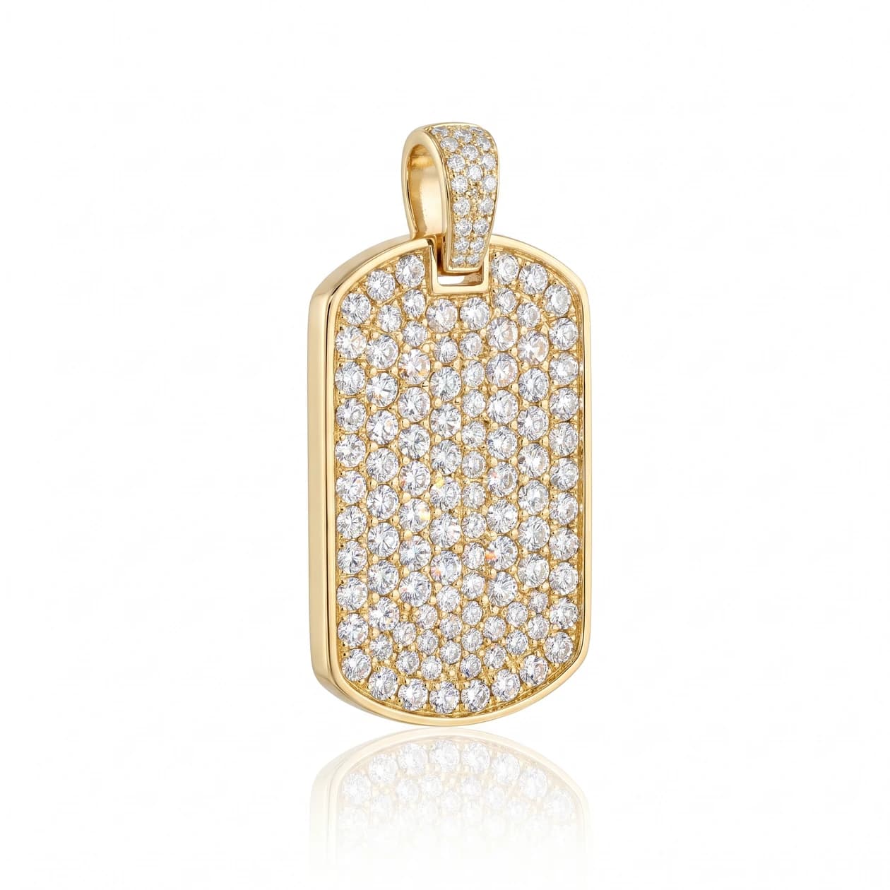 Iced Dog Tag