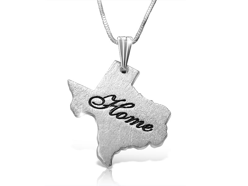 Personalized Any State Necklace
