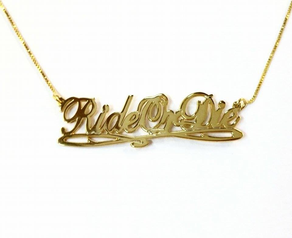 Ride or Die Celebrity Necklace