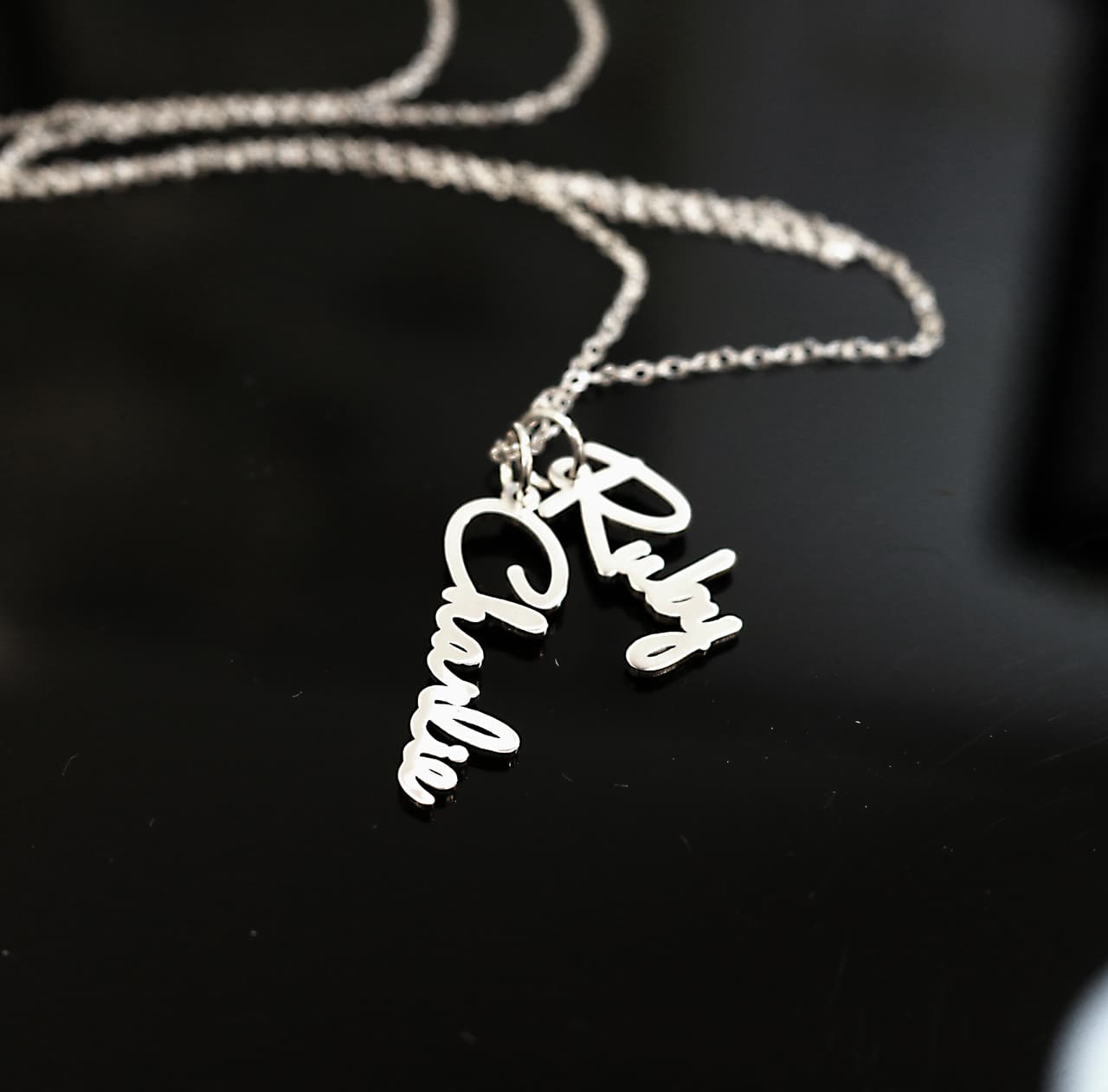 Venus Family Pendant Charm Necklace, view 5