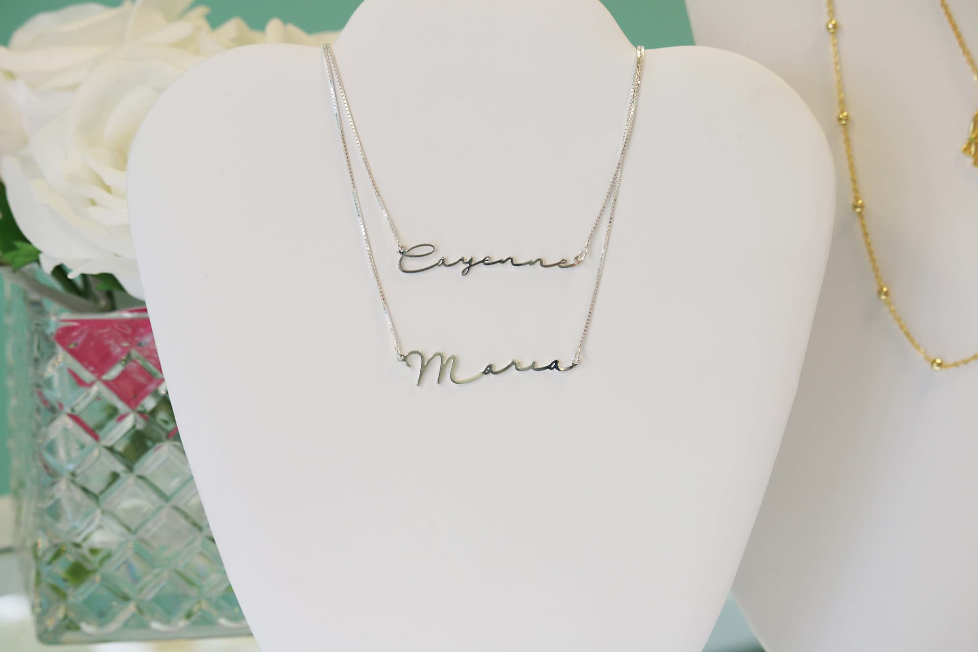 Personal Signature Style Dainty Name Necklace, view 5