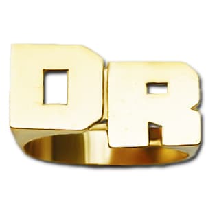 10 mm Initials Name Ring