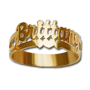Personalized Name Ring Pr01m