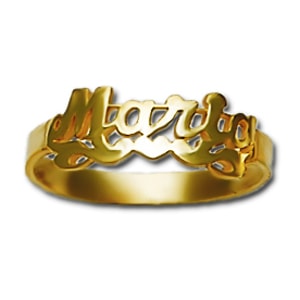 Personalized Name Ring PTB04