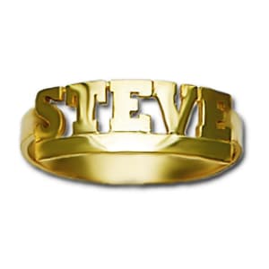 Personalized Name Ring PTB06, view 3