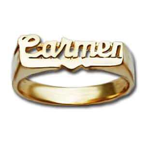 Personalized Name Ring R608