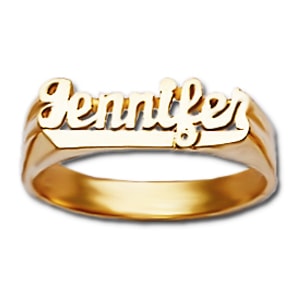 Personalized Name Ring Choose R609