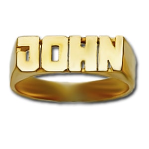 Personalized Name Ring R610