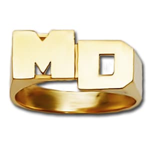 8 mm Personalized Initials Ring R827