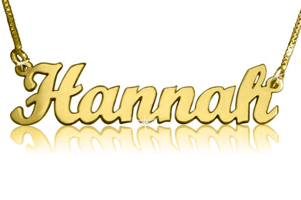 Hannah Style Name Necklace